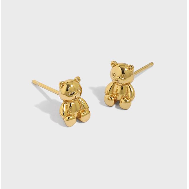 Bear Stud Earrings