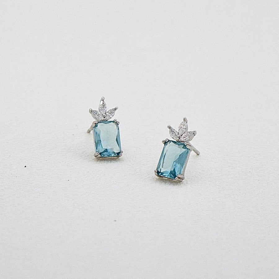 Blue Topaz Stud