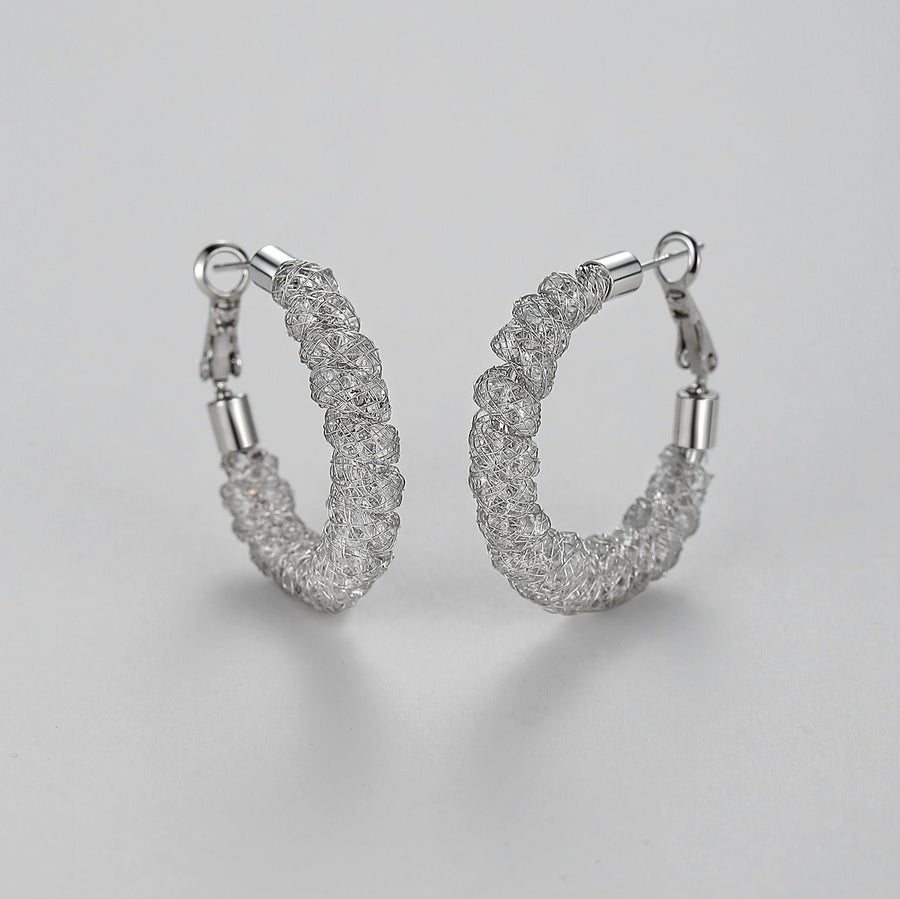 Dreamweave Hoop Earrings