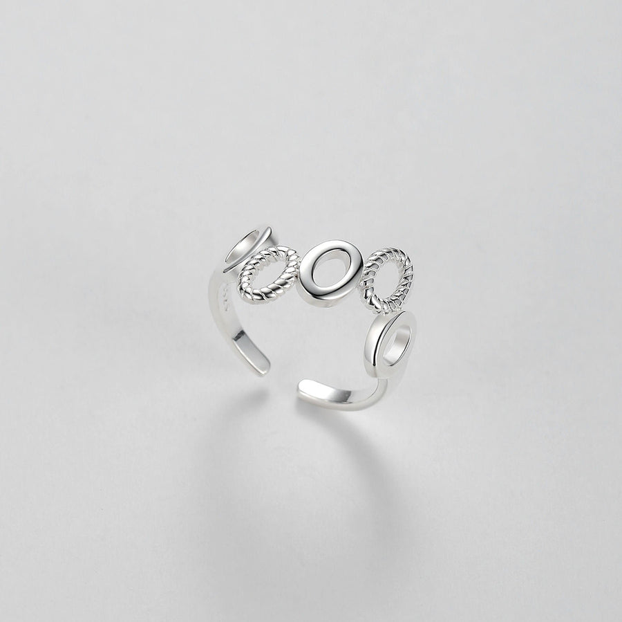 Moonlit Grace Silver Ring