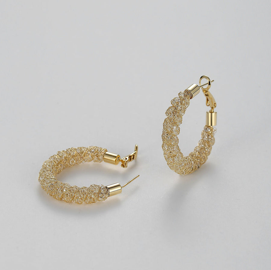 Dreamweave Hoop Earrings