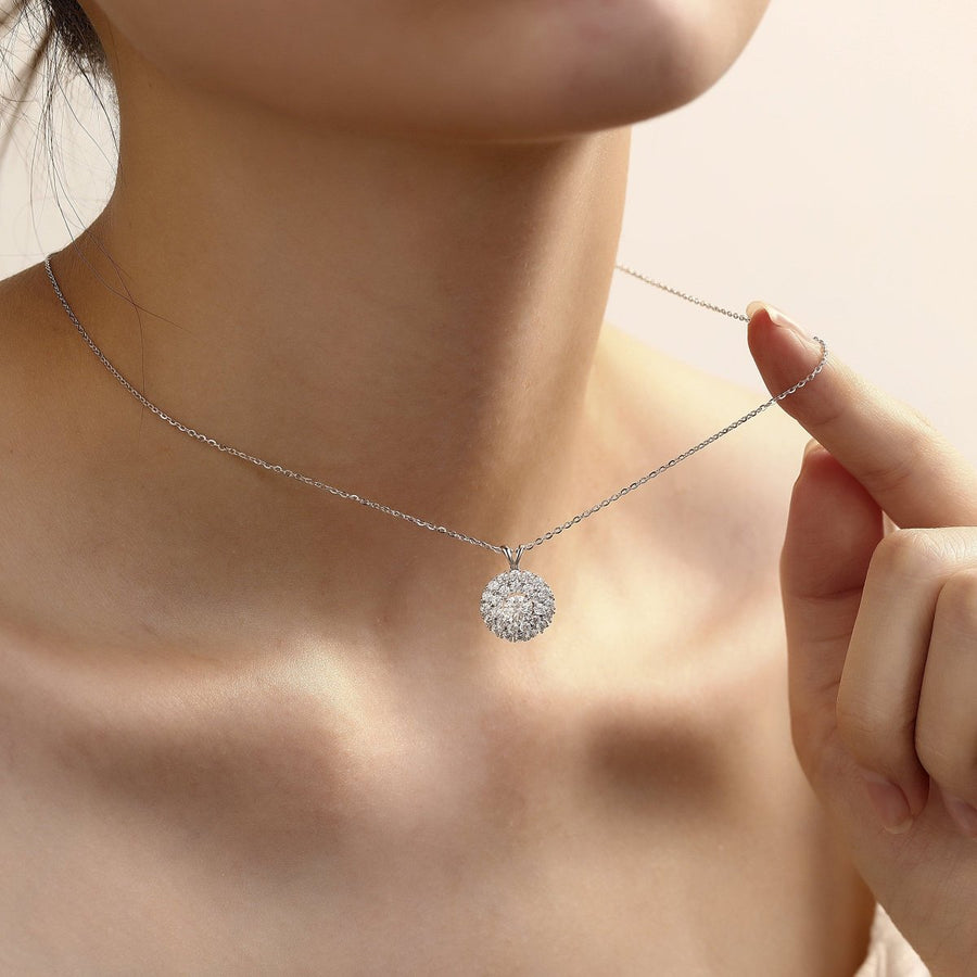 Moissanite Pendant Necklace