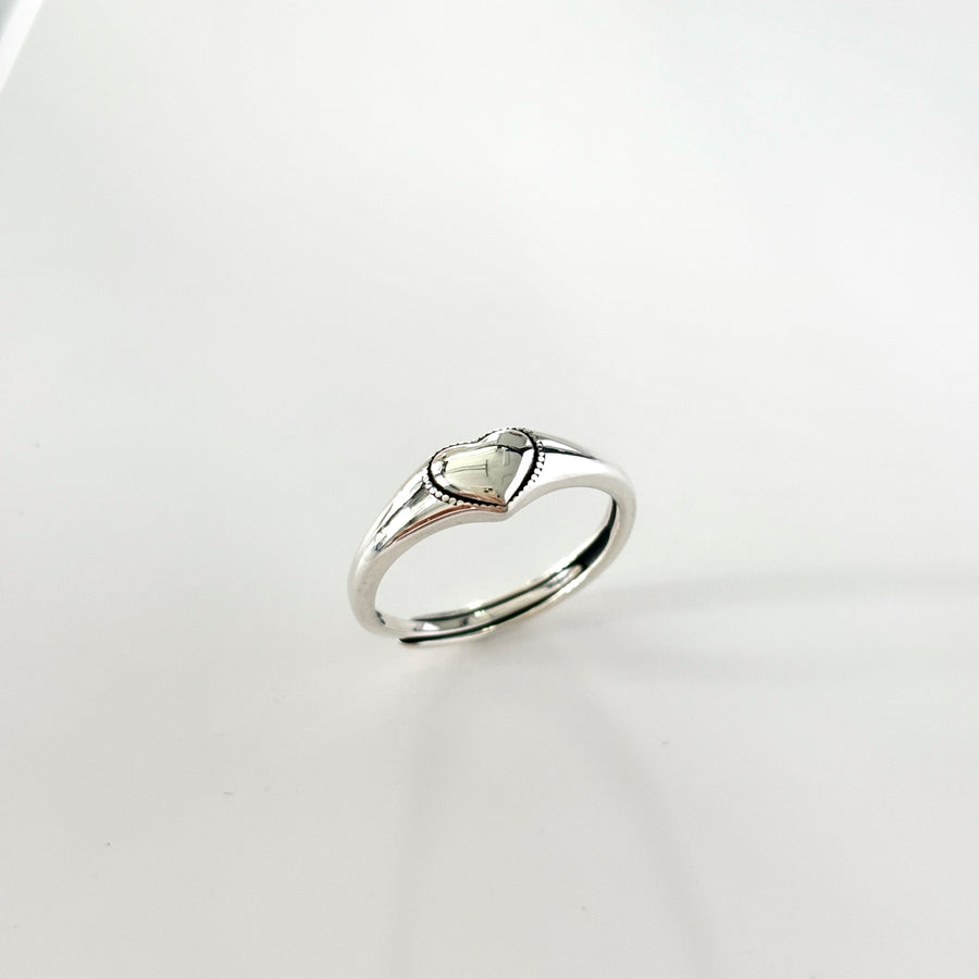 Heart Silver Ring