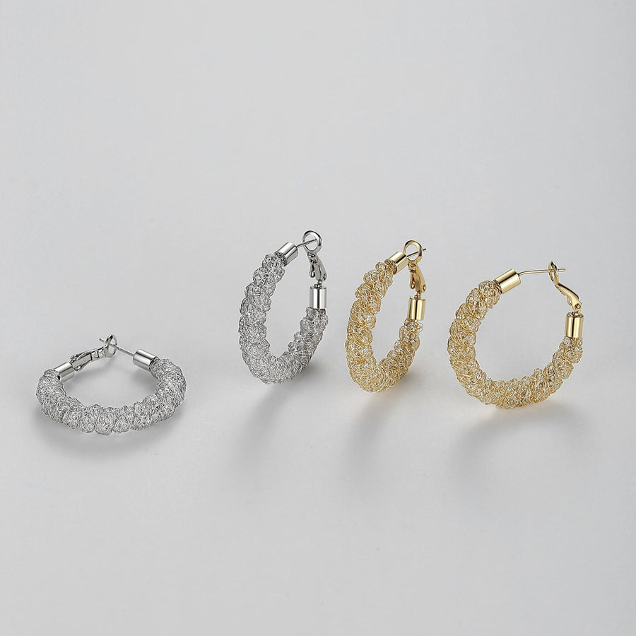 Dreamweave Hoop Earrings