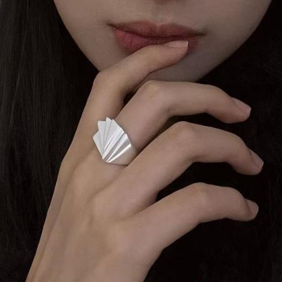 Silver Sculptural Ring