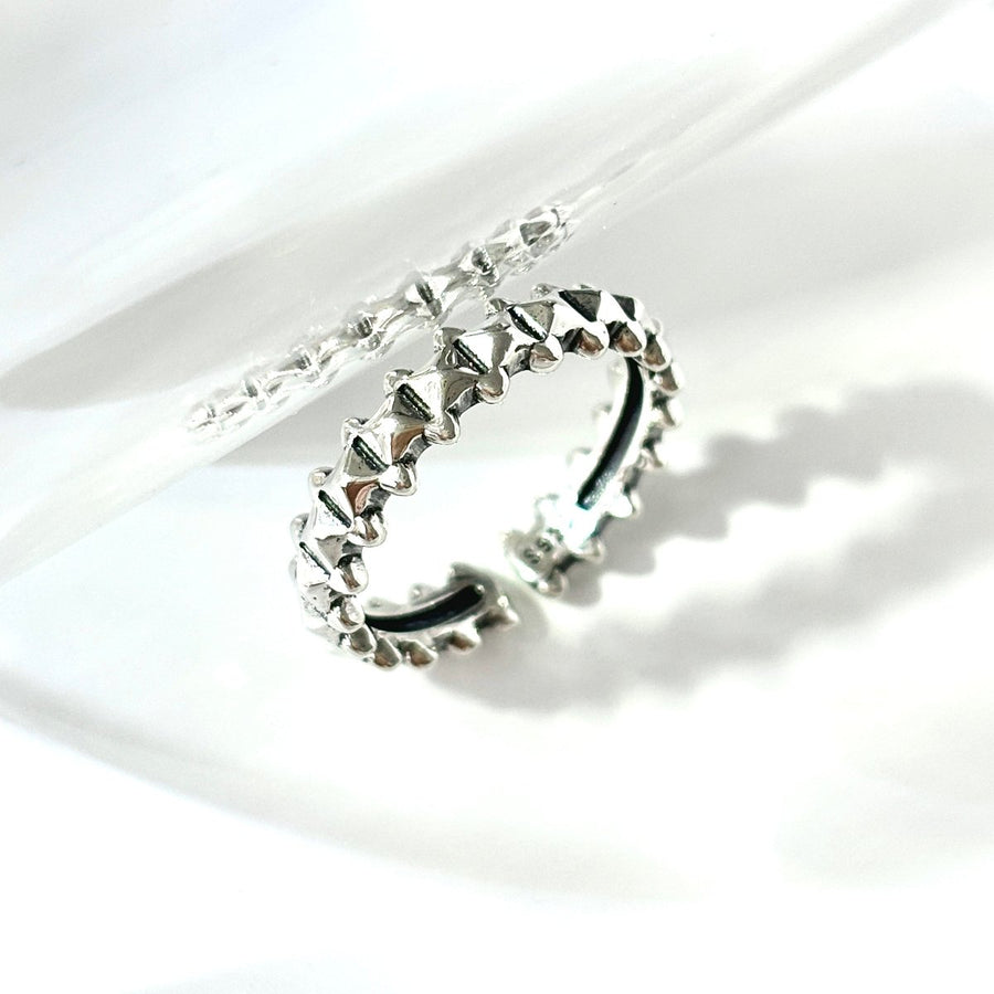 Edgy Silver Ring