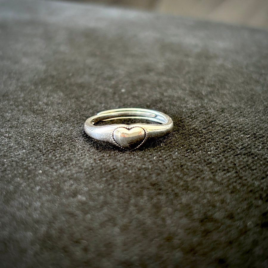 Heart Silver Ring