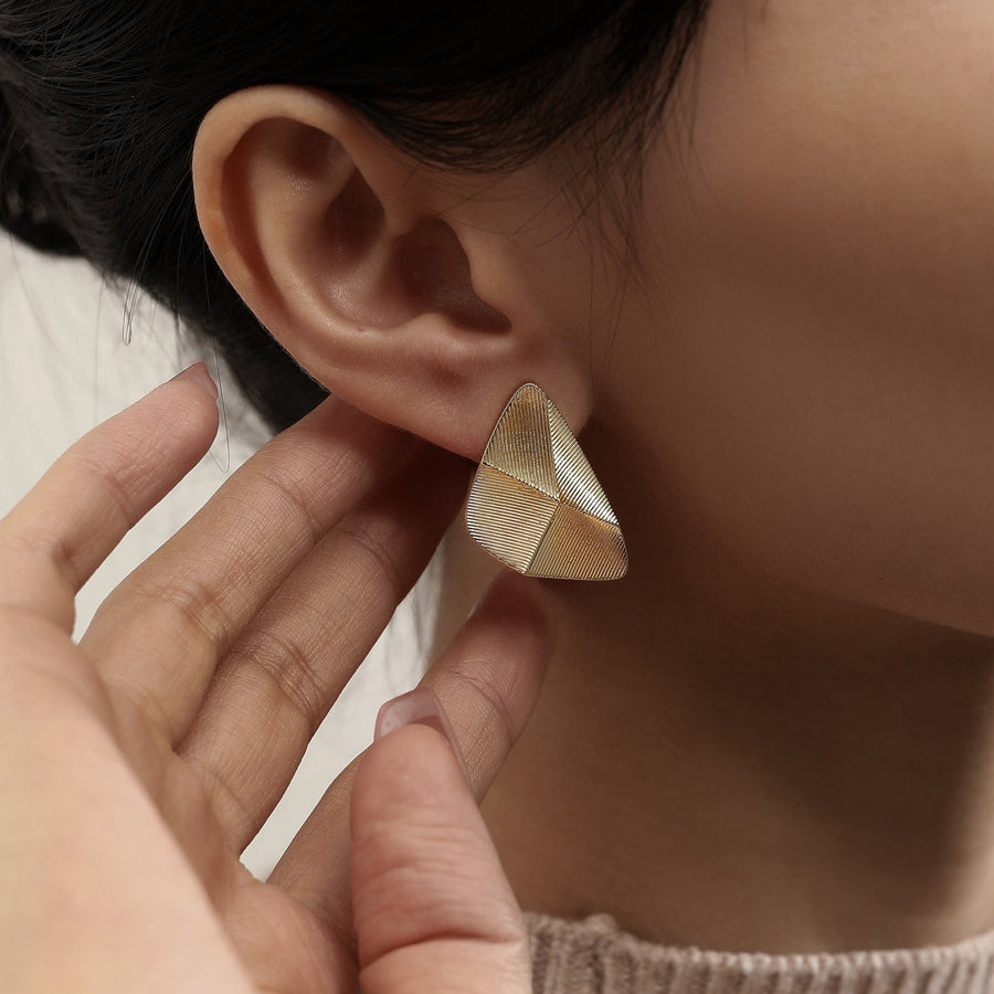 Radiant Geometry Stud Earrings