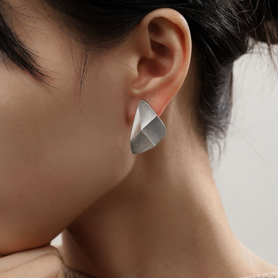 Radiant Geometry Stud Earrings