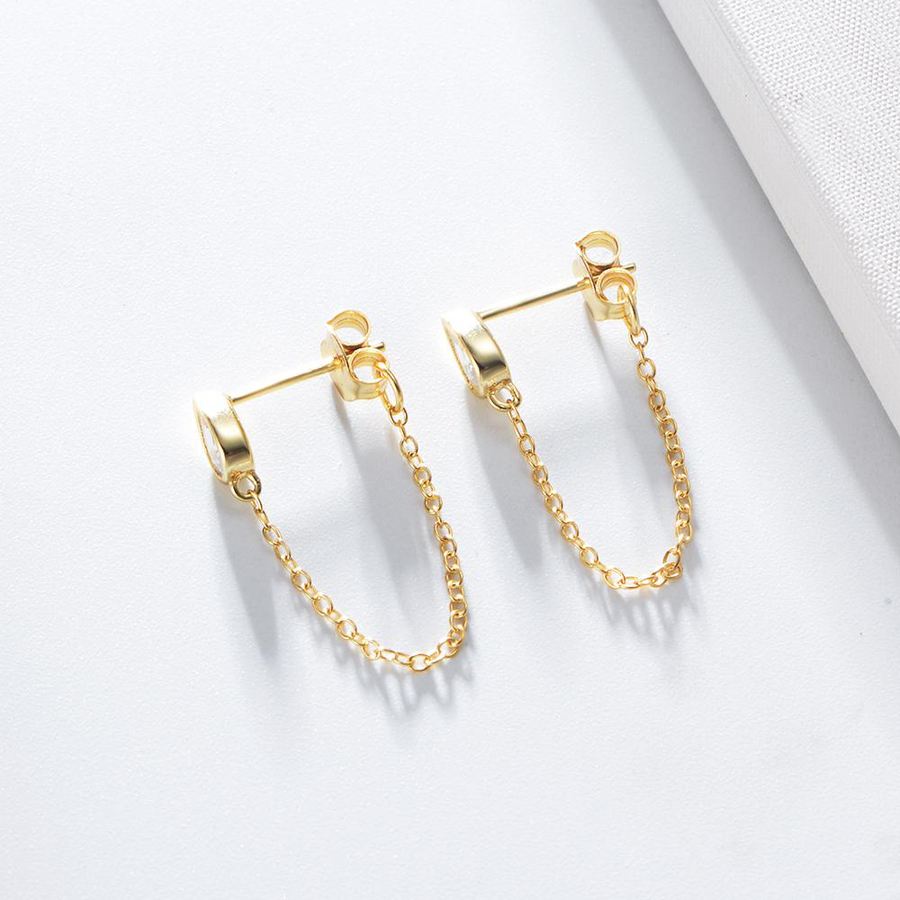 Sparkle Chain Earrings